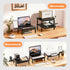 3 2 Pack Computer Monitor Stand Riser with Storage, Height Adjustable Laptop Desktop Monitor Stand with Drawer, Metal