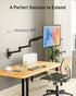 ergounion E6/W6 Extension Arm Only for Monitor Mounts, to Increase Arm Length, Perfect Upgrade for the Series Monitor