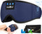 MUSICOZY Sleep Headphones Bluetooth Sleep Eye Mask, Wireless Headphones for Side Sleepers, Cool Tech Gadgets (Blue)