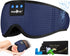 MUSICOZY Sleep Headphones Bluetooth Sleep Eye Mask, Wireless Headphones for Side Sleepers, Cool Tech Gadgets (Blue)