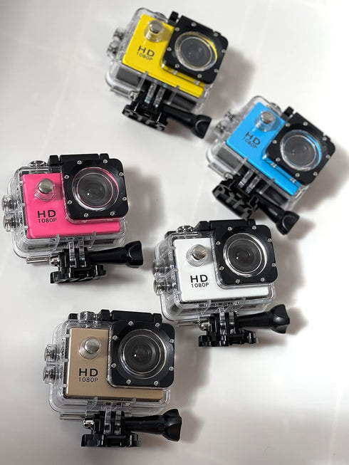 Sports Camera HD 1080p Mini Camcorders - Action Camera Video Full HD, Black (HL-01-02)