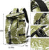 Backpack 4-Way Kalesi Gym Duffle Bag Waterproof with Shoes Compartment for travel Sport Hiking laptop (olive-green)