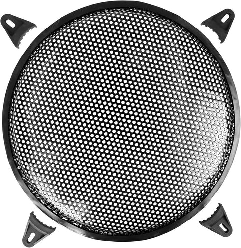 X AUTOHAUX Universal 12 Inch Car Audio Speaker Subwoofer Metal Waffle Grill Cover Protector