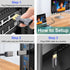 DCHAV 4K 60hz HDMI to Displayport Adapter Unidirectional Display Port to HDMI Converter Male to Female Video Dongle