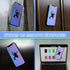 Suction Phone Card Holder Mount, Silicon Adhesive Phone Accessory for iPhone and Android, Hands-Free Mirror Shower