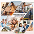 ATUMTEK 55" Selfie Stick Tripod, Extendable Aluminum Phone Tripod with Rechargeable Bluetooth Remote for 4.7-7 inch