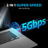 SABRENT 3-Pack USB-C to USB A 3.0 Cables, 3ft, 22AWG, Premium Sync & Charge, Black (CB-C3X3)