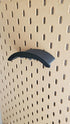 'Just Hanging' Headphone Hanger Holder, Matte Black, Compatible with IKEA SKADIS Pegboard