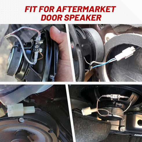 RED WOLF Car Door Speaker Wiring Harness Adapter - Connector Plug Compatible with Nissan Sentra, Altima, Rogue 2004-2019