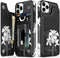 LETO iPhone 11 Pro Max Case, Leather Wallet Flip Folio Cover with Flower Designs for Girls Women, Card Slots