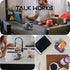 TALK WORKS 3-in-1 Electronics Station, Aluminum Stand Dock for Bedside, Table Compatible w/ iPhone 15/15 Pro/15 Pro