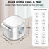8 Pack Upgraded Magnetic Cable Clips & Silicon Cable Ties, Cord Holder for Under Desk Cable Management