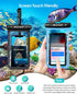 Hiearcool Waterproof Phone Pouch: Compatible for iPhone 15/14/13/12 Pro Max, IPX8 Cellphone Travel Essentials for Beach