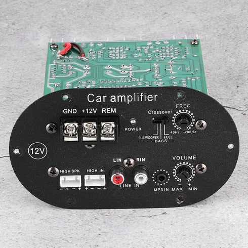 12V Car Amplifier Board, 120W Pure Full Bass Subwoofer Core Auto Stereo Speaker Amp