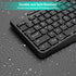 Wireless Keyboard and Mouse Combo, EarlyLit 2.4G Full-Sized Ergonomic Keyboard Mouse for Computer