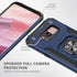 YmhxcY Galaxy S8 Armor Grade Case with Rotating Holder Kickstand, Non-Slip Hybrid Rugged Phone Case - KK Blue