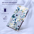 ULAK Premium PU Leather Wallet Case for iPhone 7 Plus/8 Plus, Blossom Flip Cover with Card Holder
