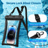 CACOE IPX8 2 Pack-Up 10.0",Adjustable [Floatable Floating Universal Waterproof Phone case to Lanyard Phone