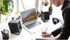 Kanto S2 Tilted Desktop Speaker Stands for Small Speakers & Compact Studio Monitors, Black