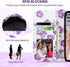 ULAK iPhone 13 Wallet Case for Women, Premium PU Leather Flip Cover with Card Holder, Kickstand - Purple Glitter