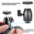 Neewer Mini Tripod Ball Head Mount with Phone Holder, Compatible with Compact DSLR Camera, Load Up to 4.4 lbs