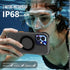 Mangix 17 IP68 17 for iPhone Case, Magnetic Compatible with Magsafe Built-in Screen Protector Full Body Heavy Duty
