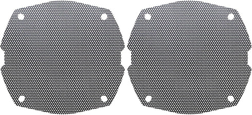 Replacement Front Mesh Speaker Grill Cover for Harley Touring Electra Glide FLHT, Street Glide FLHX 1996-2013