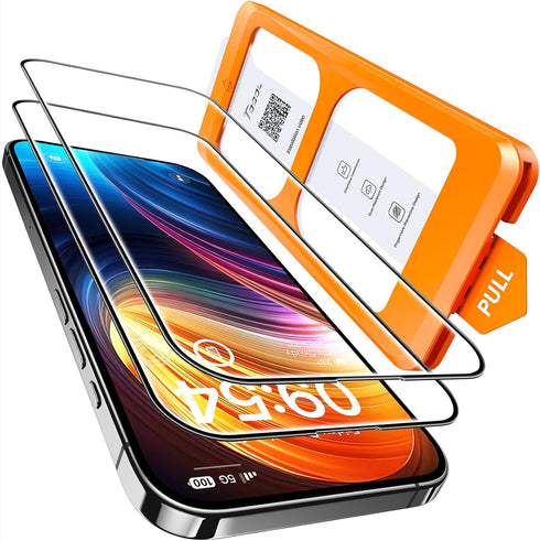 TOCOL for iPhone 16 Screen Protector, Full Coverage 9H Hardness Easy Installation