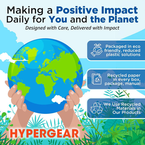 HyperGear Over-Ear Headphones - Wireless Bluetooth Headphones with Noise Isolation, Built-in Mic, Soft Memory Foam Cups