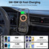 Wireless Car Charger with Phone Holder Mount, 15W-5W Qi Fast Charging Auto Clamping Car Charger Phone Holder Mount for