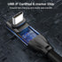 USB C to USB C Cable 90 Degree 100W Fast Charging Cable, Right Angle USB-C Cable 20Gbps Data Transfer Type C to Type C Cord Compatible with Samsung S23/22/21/20 MacBook iPad Pro