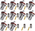 TNC Female Waterproof Connector, 10 pcs TUOLNK Crimp Plug for RG58 RG142 Coaxial Cable Solder Connector