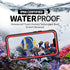 BEASTEK iPhone 14 Plus Waterproof Case, Red FSN Series, Underwater Shockproof Dustproof with Built-in Screen Protector