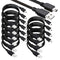 SaiTech IT USB 2.0 A to Mini 5 pin B Cable for External HDDs/Camera/Card Readers/MP3 Player (Black, 10 Pack, 3 Feet)