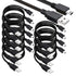 SaiTech IT USB 2.0 A to Mini 5 pin B Cable for External HDDs/Camera/Card Readers/MP3 Player (Black, 10 Pack, 3 Feet)