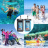 Hiearcool Universal Waterproof Case, Waterproof Phone Pouch for iPhone 16, 15, 14, 13 Pro Max, 2 Pack