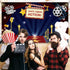 Movie Theme Party Decorations - Large Fabric Backdrop for Movie Night Birthday Party Event, 72.8 x 43.3 Inch