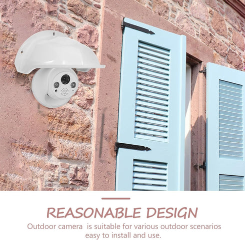 MAGICLULU 2Pcs Camera Sun Rain Security Cover, Universal Security Camera Protective Shield for Cameras, Sun Rain Shade