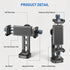 Ulanzi MA53 Metal Phone Tripod Mount Adapter with Arca Swiss/Uka Interface, 2 Cold Shoe, 360° Swivel for Photo Video