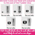 (3PCS) Safety Third Sticker, Funny Hard Hat Skull Warning 3" Die-Cut Waterproof Vinyl Sticker for Toolbox, Helmet,