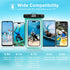 JOTO IPX8 Waterproof Phone Pouch Case, Underwater Dry Bag for iPhone 15 14 13 12 11 Pro Max, Galaxy S24 (2 Pack)
