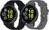 Lamshaw 20mm Breathable Nylon Woven Fabric Replacement Strap for Garmin Forerunner 165, Compatible with vivoactive