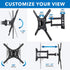 Mount-It! 2355 Inch 15.6 75x75 400x400 66 lb Full Motion Articulating TV Wall Mount for LED LCD OLED Flat Screen TVs |