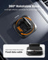 Vpryhuan 360 Degree Rotation Dashboard Phone Holder for Car, Anti-Slip Grips & One-Hand Operation Car Cell Phone Mount