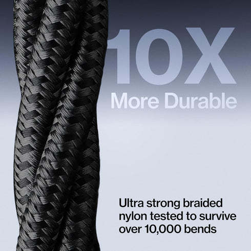 12W, 6FT Statik MagStack USB A to Lightning Cable MFi Certified, Clutter-Free Magnetic Charging Cable, Anti-Tangle
