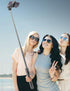 71" Phone Tripod & Selfie Stick, All in One Extendable Cell Phone Tripod with Wireless Remote, Compatible with iPhone &