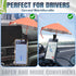 ROCKFEELTEE Phone Umbrella Umbrella for Phone, Clip-On Sun Shade for Smartphones, Universal Fit, UV Protection, Outdoor