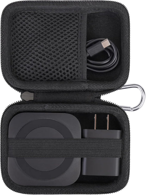 khanka Hard Travel Case for LISEN 3 in 1 Charging Station, Travel Wireless Charging Station Case Only, Black