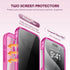 TIESZEN iPhone 15 Pro Max Case - Bright Pink, Dustproof, MagSafe Compatible, 9H Tempered Glass & Privacy Screen