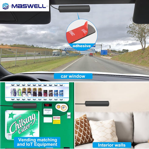 WiFi Antenna Adhesive Mount for WiFi, WiMAX, and Bluetooth, Rectangular Shape